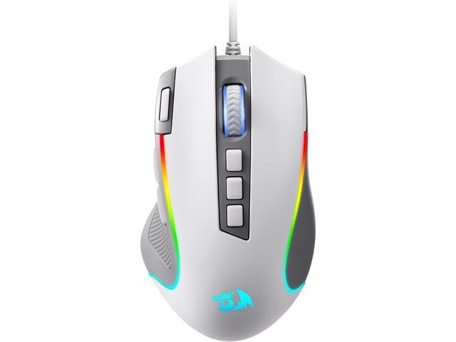 Redragon M612 RGB Gaming Mouse, 8000 DPI Wired Optical Gamer Mouse with 9 Programmable Buttons & 5 Backlit Modes, Software Supports DIY Keybinds...