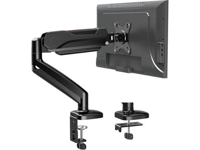Redragon GMK914 Single Monitor Mount Stand - Gas Spring Adjustable Arms with VESA 75/100mm, 13-32 Inch Screen Compatibility, C Clamp & Grommet...