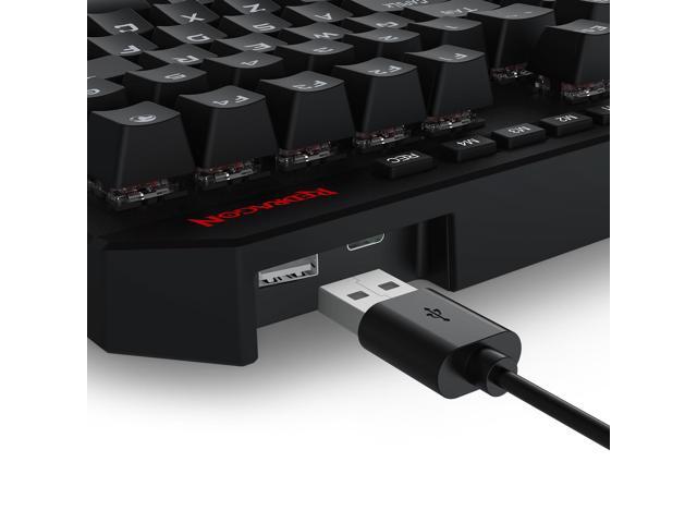 Redragon K758 Wired One-Handed RGB Mechanical Gaming Keyboard, 39 Keys Type-C Professional Gaming Keypad w/Upgraded Hot-Swappable Socket, 4 Onboard...