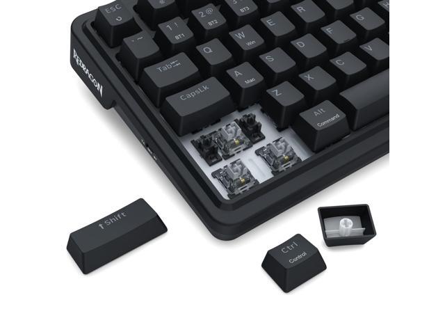 Redragon K719 Wireless Gasket Gaming Keyboard w/Hype Screen & Knob, 95 Keys Mechanical Keyboard, Easy-Control 1.14 TFT Info Display, 5-Layer Noise...