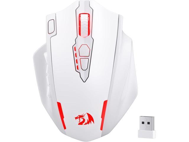 Redragon M913 MAX Wireless Gaming Mouse, 26000 DPI MMO Optical Mouse with 16 Programmable Buttons, BT & 2.4G Wireless, Software Supports DIY...