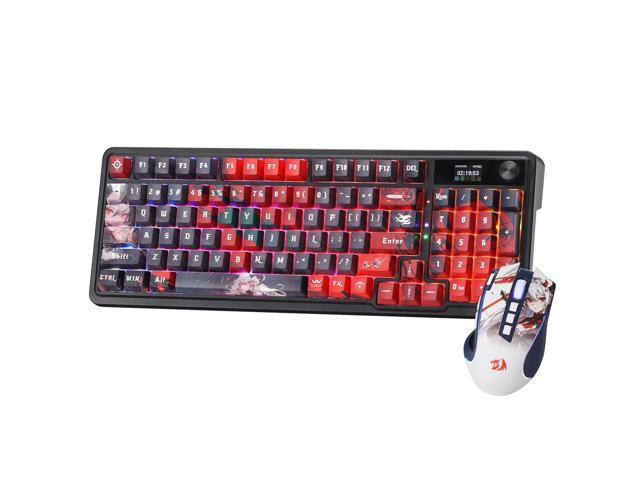 Redragon Anime Keyboard & Mouse Combo, K719 PRO KB + M612AK 8000 DPI Mice