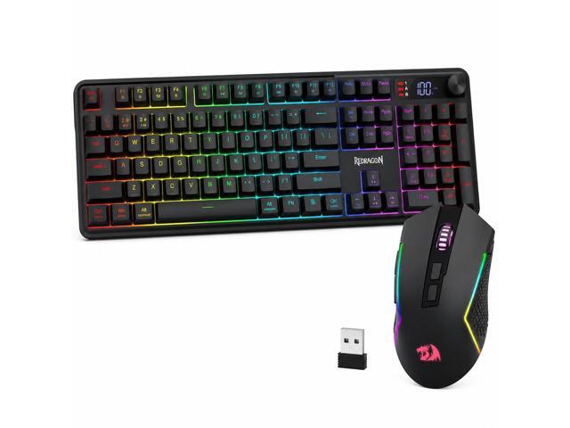 Redragon Wireless K526 PRO Membrane Keyboard & M693 PRO Gaming Mouse Combo