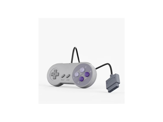 Retrofam Wired Game Controller for Super Nintendo SNES