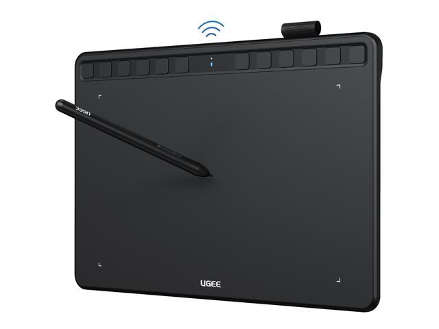 UGEE S1060W Wireless Graphic Drawing Tablet, 10X6.27 Digital Art Pen Tablet with 12 Shortcut Keys, Battery-Free Pen 8192 Pressure Compatible with.