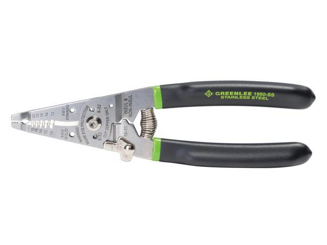 Wire Stripper,18 to 10 AWG,7-1/4 In GREENLEE 1950-SS