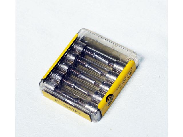 EATON BUSSMANN MDQ-3 Glass Fuse, 3A, 100A at 250V AC, 5 PK