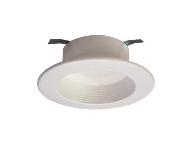 Halo RL460WH927PK 4 Inch LED Retrofit Recessed Baffle Trim RL4 Series Round Matte White