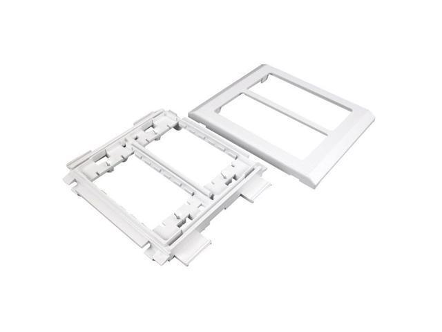 Wiremold 5450 Raceway Device Bracket Fitting, Two Gang, Ivory,
