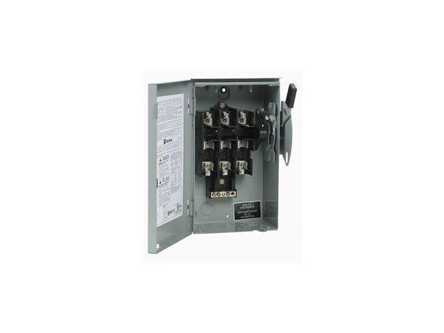 Eaton Safety Switch,240VAC,3PST,60 Amps AC HAWA DG322URB