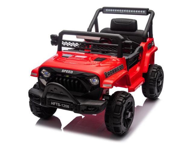 TAORUIFANG 12V Kids Ride On Electric Truck Car Four-wheel suspension RED