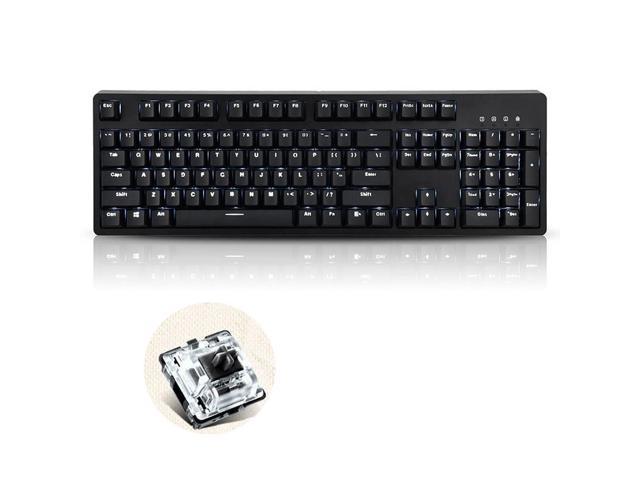 Ajazz AK535 104-Key Cherry Mechanical Keyboard Wired Office Backlit Gaming Keyboard, Cable Length: 1.8m