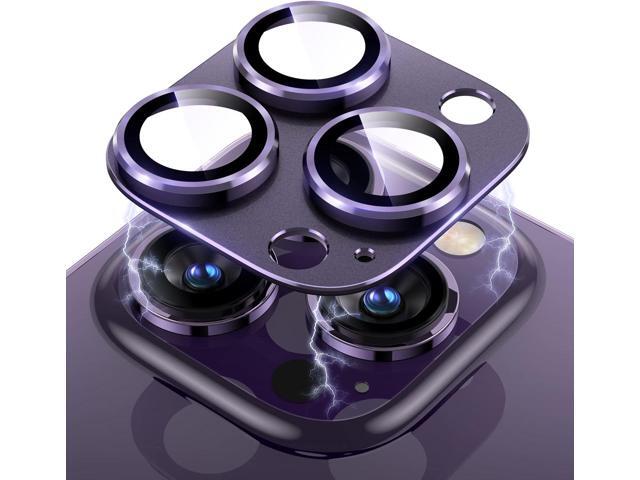 Uyiton for iPhone 14 Pro/iPhone 14 Pro Max Camera Lens Protector Case-Friendly, Not Easy to Break, Military-Grade Sapphire Glass with Aluminum...
