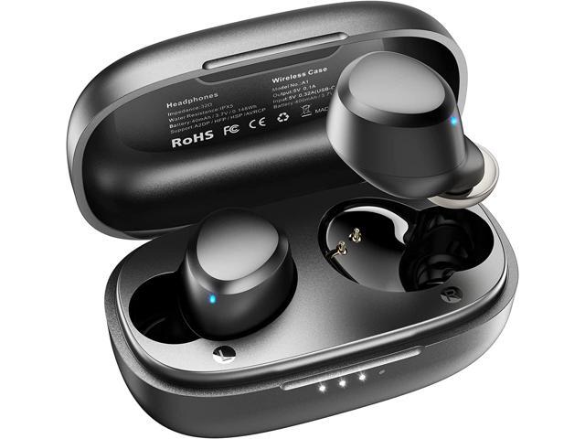 TOZO A1 Mini Wireless Earbuds Bluetooth 5.3 in Ear Light-Weight Headphones Built-in Microphone, IPX5 Waterproof, Immersive Premium Sound Long.
