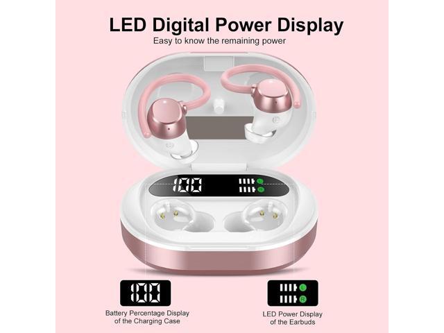 Ear buds Wireless Earbuds, HiFi Stereo Bluetooth 5.3 Running Headphones with Dual LED Display 30Hrs Playtime, Built-in Mic, Type-C, in-Ear...