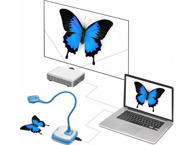 HUE HD Pro Flexible USB 11x17 Document Camera and Classroom Visualizer for Teachers: Built-in Microphone/Lights, Windows, macOS, Chromebook...