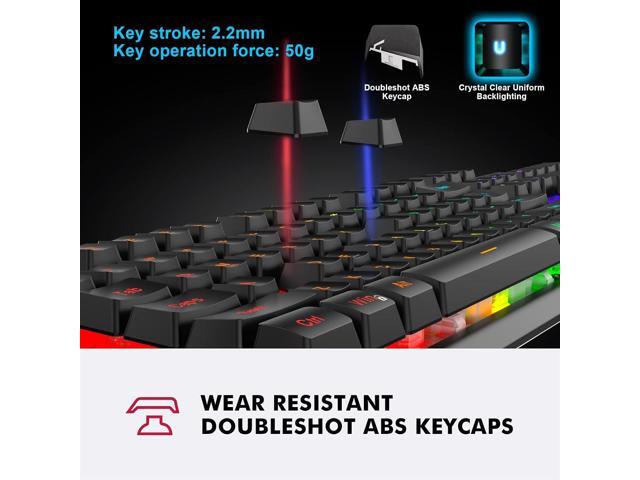 NPET S20PRO RGB Gaming Keyboard & Mouse Combo - 16.8M Color Backlit, Spill-Resistant Design, 7200 DPI, 26 Anti-Ghosting Keys, Multi-Media Controls