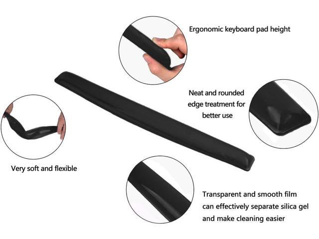 Gel Keyboard & Mouse Wrist Rest Set - Keyboard Wrist Rest Pad & Mouse Support for Office Gaming Pad Computer Laptop Ergonomic Comfortable Pain...