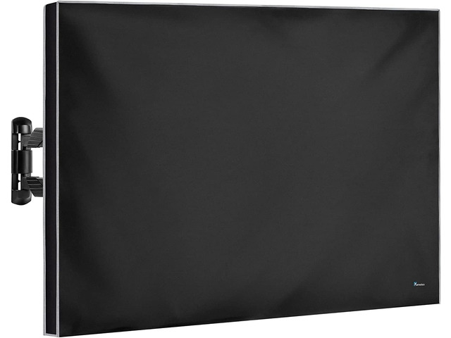 Garnetics Outdoor TV Cover 24 Inch Waterproof, Weatherproof TV Enclosures with Smart Shield Screen Protectors, Ideal for Outdoor Use, Moving, and...