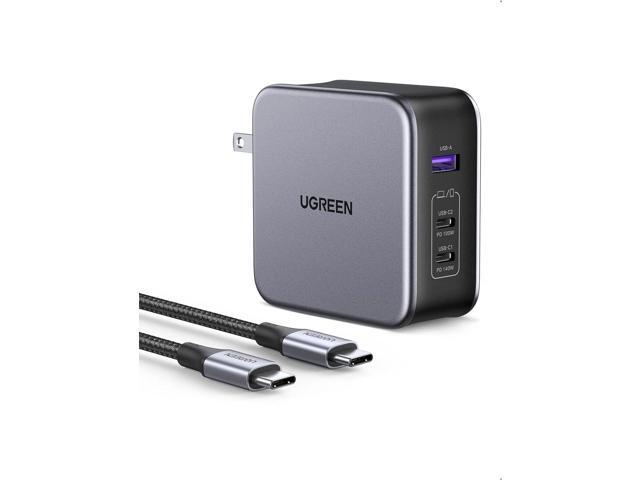 UGREEN 140W USB C Charger, Mac Book Pro Charger Nexode PD3.1 PPS 3-Port Foldable GaN Fast Laptop Wall Charger Power Adapter for MacBook Pro 16'',...