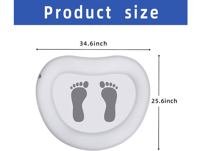 Inflatable Pool Foot Bath Basin, Swimming Pool Clean Feet for Entry Ladder