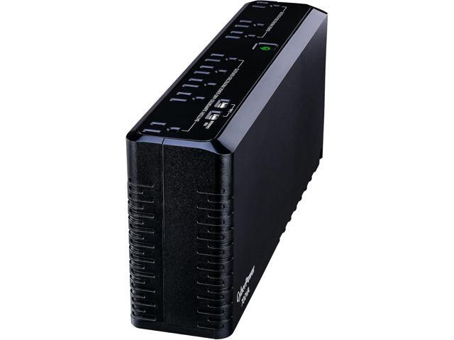 CyberPower SL700U Standby UPS System, 700VA/370W, 8 Outlets, Slim Profile, Black