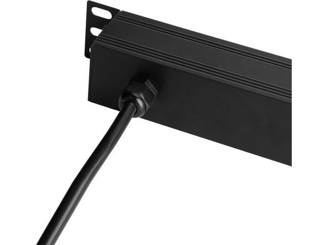 BTU Power Strip Surge Protector Rack-Mount PDU, 8 Right Angle Outlets Wide-Spaced, Mountable Power Strip Heavy Duty for Server Racks, Commercial,...