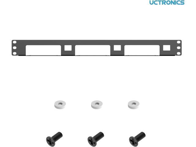 UCTRONICS NUC Rack Mount, 19' 1U Rackmount Supports 3 Units of Low Model NUC