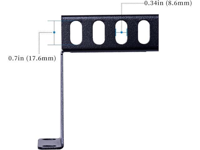 1U 19 Inch Server Rack Mount Cable Management Bracket Cross Bar