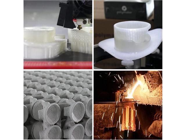 Polymaker PolyCast Filament 1.75mm for Investment Casting 750g Cardboard Spool - 3D Printer Filament for Lost Wax Investment Casting, Similar to...