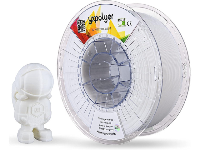 YXPOLYER Super Tough Easy Print Nylon Filament,1.75mm 3D Printer Engineering Filament,Strong & Tough & Heat Resistant & Corrosion Resistance & Good...