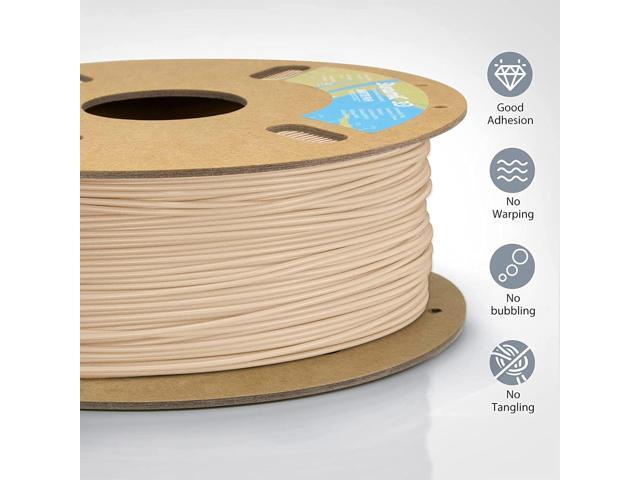 DURAMIC 3D Matte PLA Filament 1.75mm Skin, 1kg Cardboard Spool Matte Finish 3D Printer Filament PLA 1.75mm Dimensional Accuracy 99% +/- 0.03 mm,...