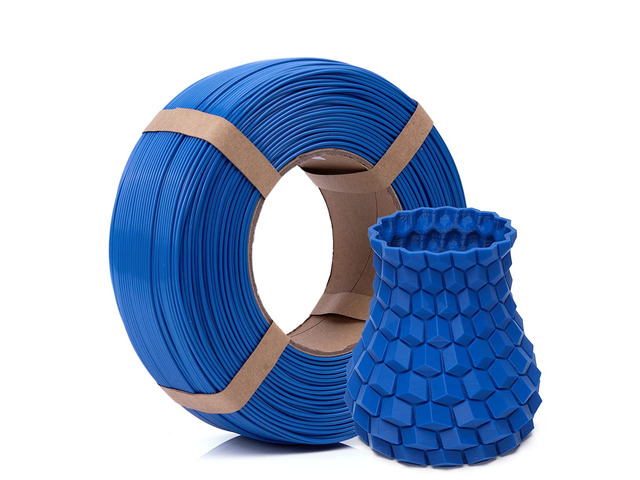 Inland 1.75mm PLA PRO (PLA+) 3D Printer Filament Refill, 1KG (2.2lbs) Spooless Filament, Dimensional Accuracy +/- 0.03mm, Blue Refill for Inland...