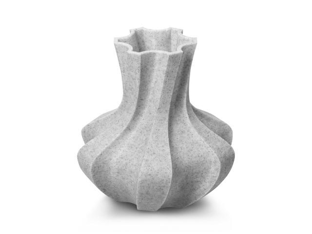 Zi-Rui 3D Printer Filament, Marble PLA Filament 1.75mm, Marble White 3D Printing Filament, 1kg