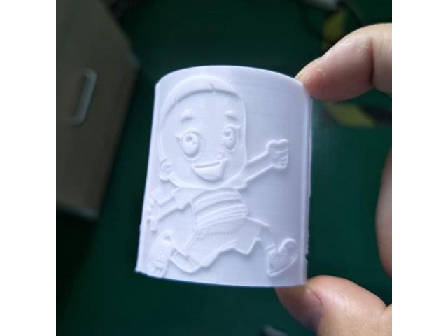 CC3D Pro Plus + Cold White PLA Filament 1.75 mm 1KG 3D Printer Bright Cool White 3D Printing Material MAX Filament Snow White Color