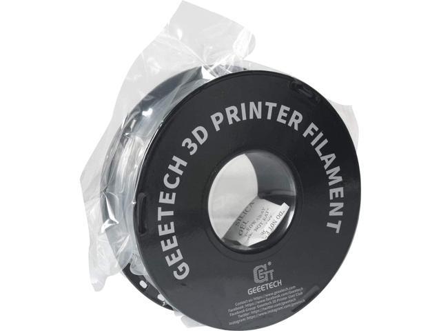 Geeetech Silk PLA Filament 1.75mm for 3D Printer, Metal-Like Shiny Consumable 1kg (2.2lbs) 1 Spool, Dimensional Accuracy +/- 0.03 mm,Metallic Silver