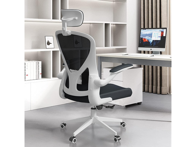 SICHY AGE Ergonomic Chair with Headrest Big and Tall Office Chair Computer Desk Chair Swivel Desk Chair Adjustable Headrest Lumbar Support Office...