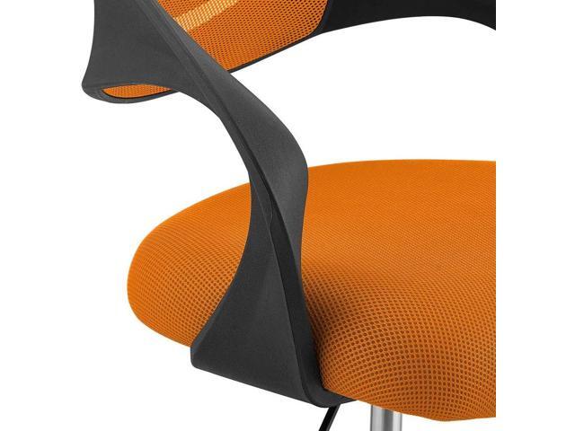 Modway Thrive Drafting Chair - Tall Office Chair for Adjustable Standing Desks in Orange