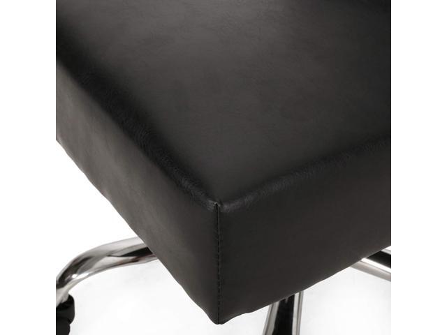 Christopher Knight Home Teresa Contemporary Wingback Swivel Office Chair, Midnight Black