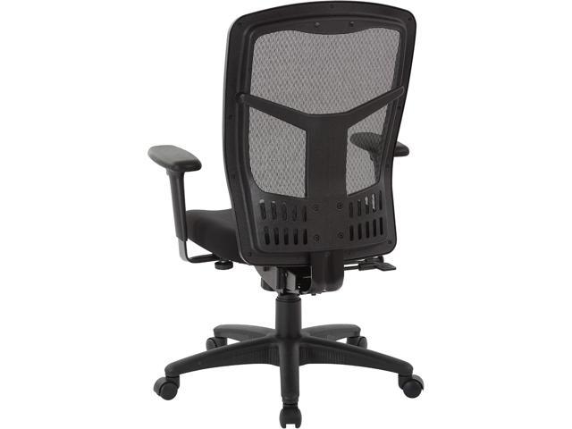 Office Star ProGrid High Back Manager's with Adjustable Seat Height, 2-to-1 Synchro Tilt Control and Seat Slider, Coal FreeFlex Fabric