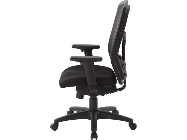 Office Star ProGrid High Back Manager's with Adjustable Seat Height, 2-to-1 Synchro Tilt Control and Seat Slider, Coal FreeFlex Fabric