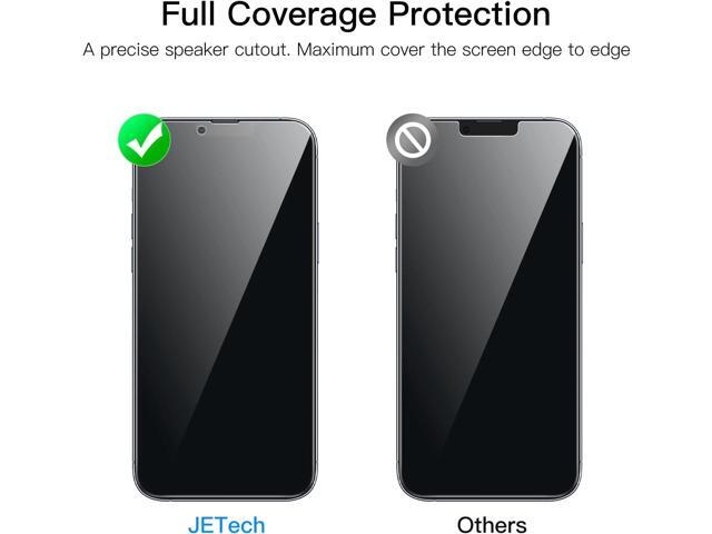 JETech Privacy Full Coverage Screen Protector for iPhone 13 Pro Max 6.7-Inch, Anti-Spy Tempered Glass Film, Edge to Edge Protection Case-Friendly,...