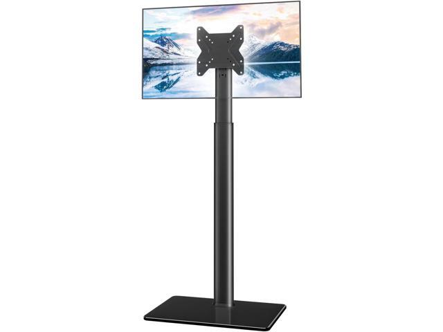 Universal TV Stand Monitor with Mount 100 Degree Swivel Height Adjustable and Tilt Function for 19 to 43 inch LCD, LED OLED TVs,Space Saving...
