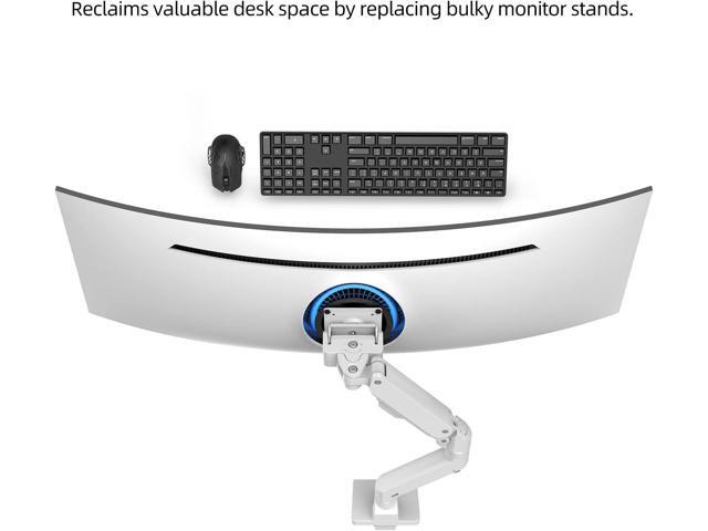Heavy Duty Monitor Arm Ultrawide Monitor Mount for 34-49 inches and New 57 inches Screens,Weight Capacity Up to 44 lbs,Full Motion Height Swivel...
