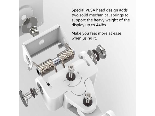 Heavy Duty Monitor Arm Ultrawide Monitor Mount for 34-49 inches and New 57 inches Screens,Weight Capacity Up to 44 lbs,Full Motion Height Swivel...