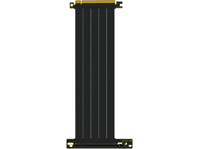 GLOTRENDS PCIe 4.0 X16 Riser Cable, 200mm PCIe 4.0 Extension Cable, PCIe 90 Degree Adapter (PCIE40-20-90)