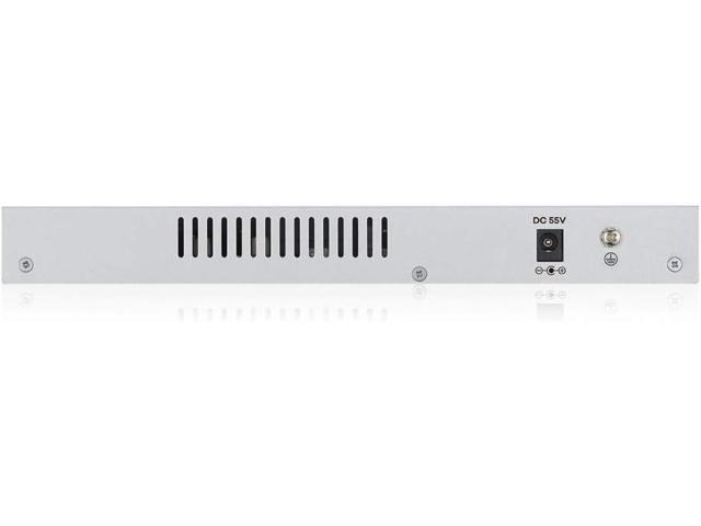 Zyxel 8-Port Gigabit Ethernet Web Managed PoE+ Switch 4x PoE+ @60W VLAN Support Metal Case Desktop or Wall-Mount Fanless QoS Ethernet...