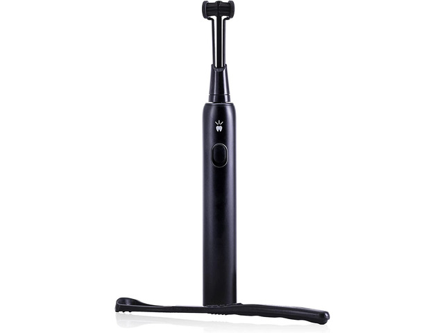 Triple Bristle Max 3-Sided Sonic Toothbrush 4 Brush Modes Dentist Created & Approved Soft Charcoal Infused Nylon Bristles Rechargeable ...
