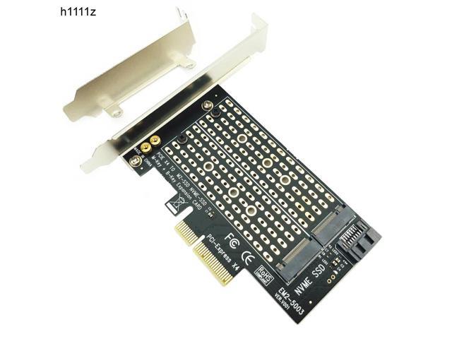 PCI Express PCIE to M2 Adapter NVME SATA M.2 SSD PCIE Adapter NVME/SATA M2 PCI E Adapter SSD M2 to SATA PCI-E Card M Key + B Key