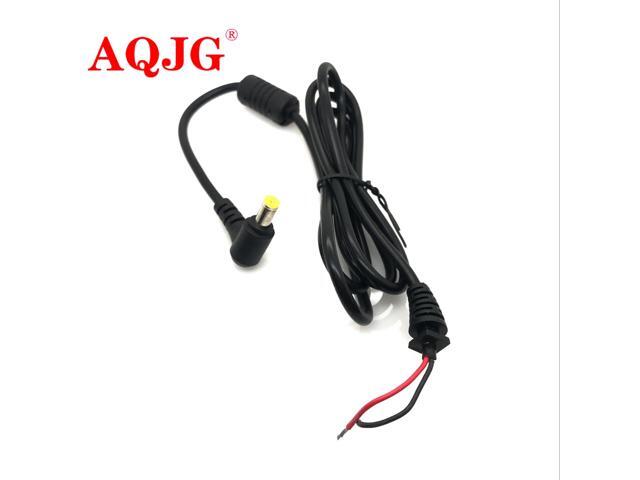 5.5x1.7mm DC Power Charger Plug Cable Connector for Acer Laptop adapter Promotion Computer DC cable Black 1.2M